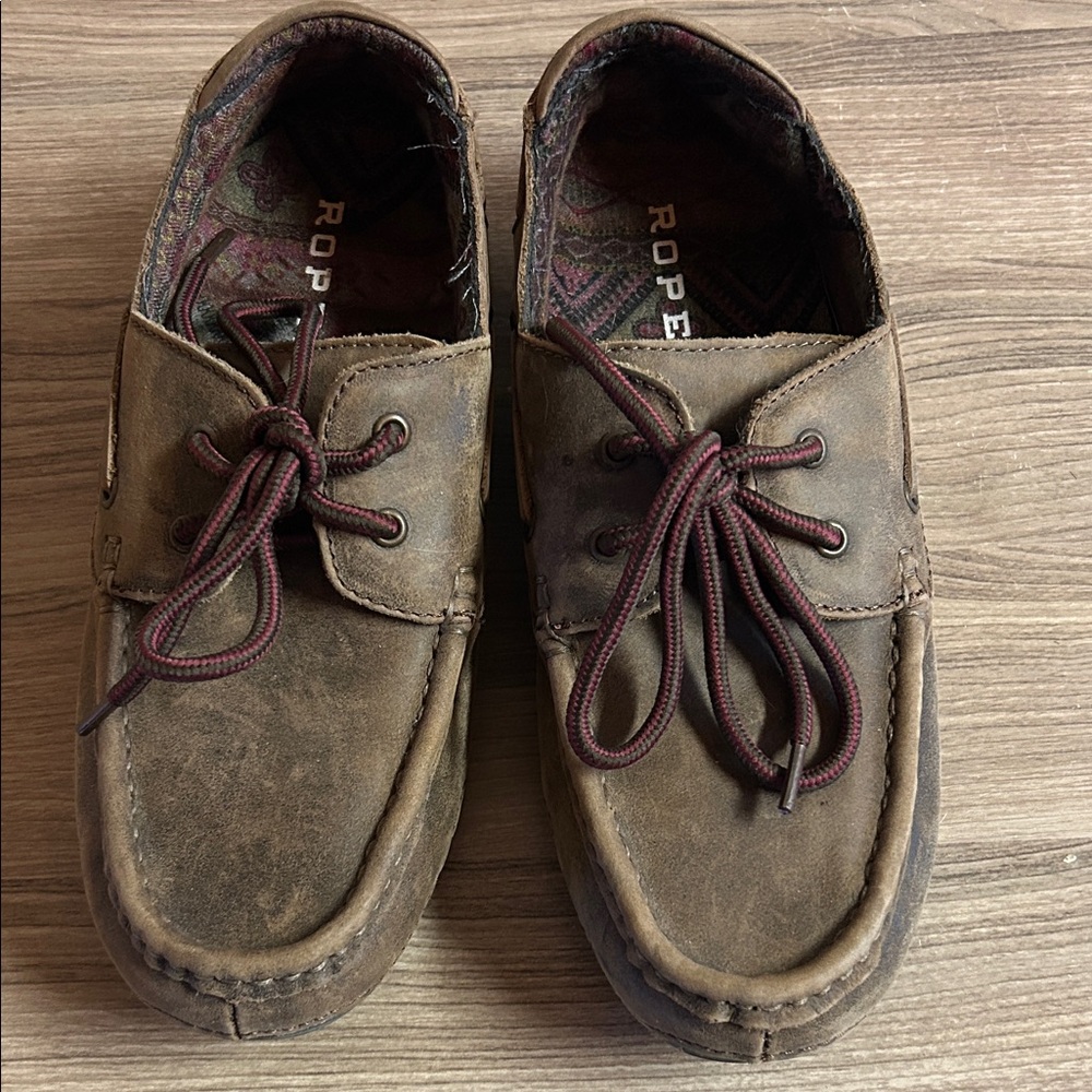 ROPER Brown Western Shoes